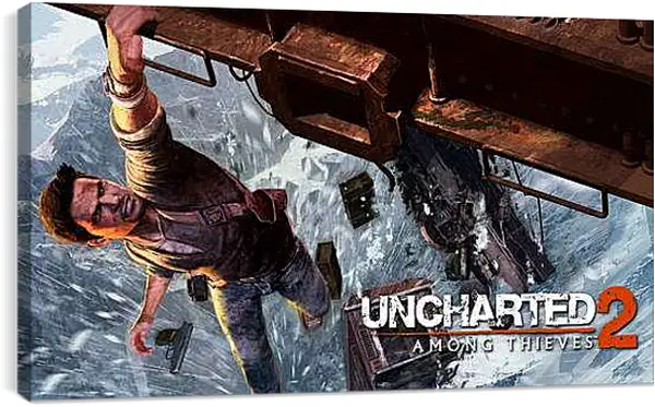 Постер на подрамнике - uncharted 2 among thieves, uncharted 2, danger
