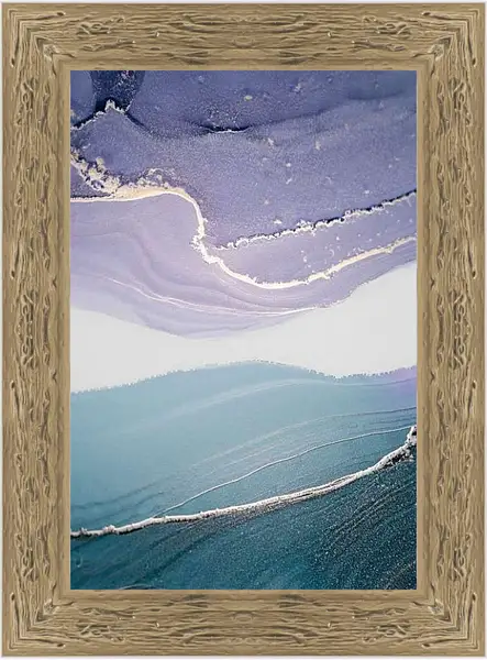 Картина в раме - Abstraction violet1. Mari Dein