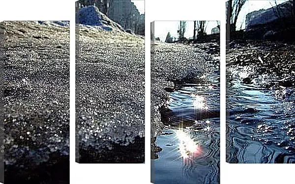 Модульная картина - Зима