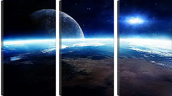 Модульная картина - Космос