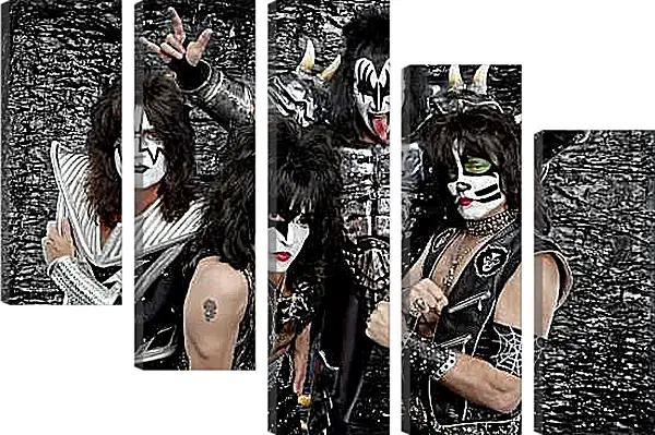 Модульная картина - Кисс. Kiss