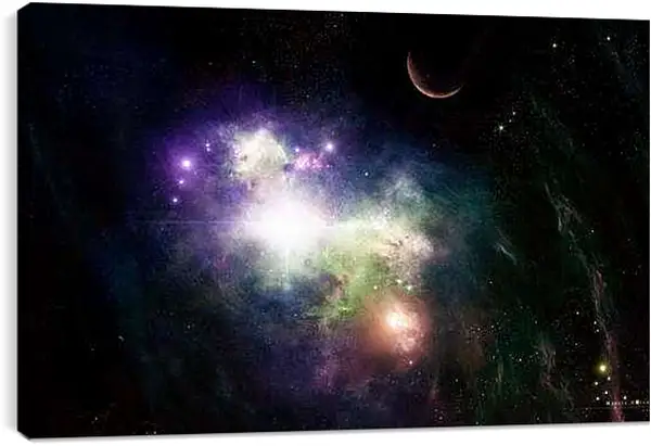 Постер на подрамнике - Космос