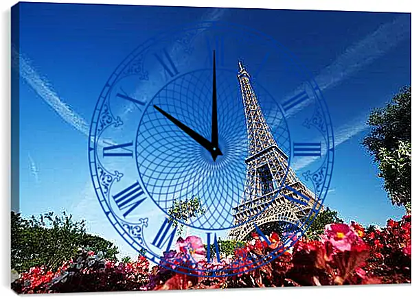 Часы картина - Франция (Париж)
