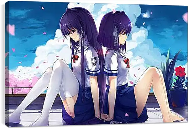 Постер на подрамнике - Две сестры