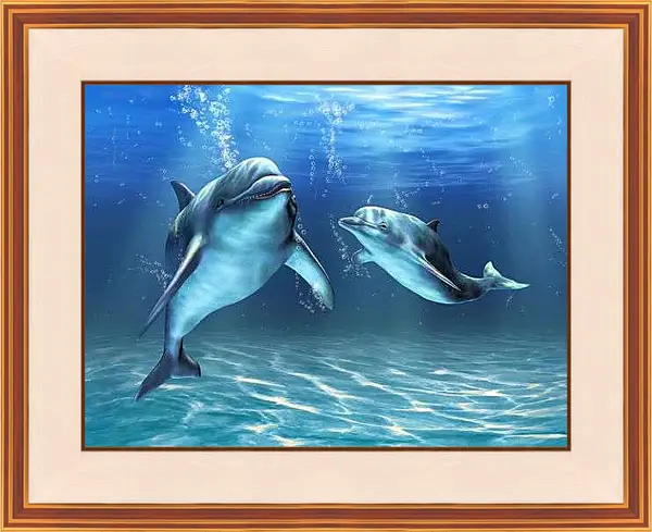 Картина в раме - Иллюстрация