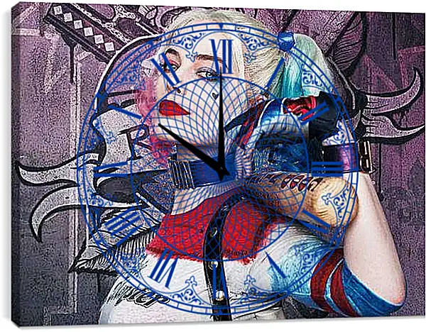 Часы картина - Харли Квинн