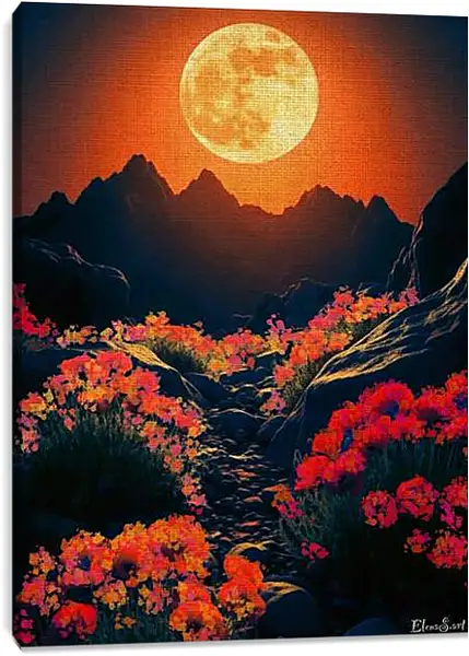 Постер на подрамнике - Moon 2