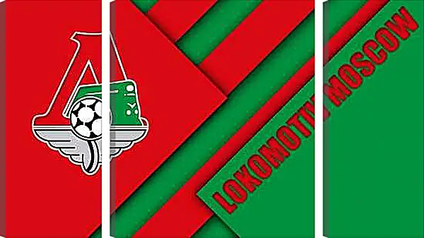 Модульная картина - Эмблема ФК Локомотив Москва