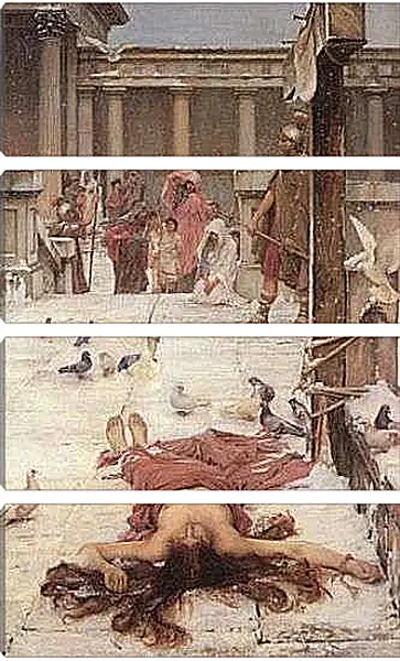 Модульная картина - Saint Eulalia. Джон Уотерхаус