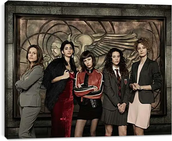Постер на подрамнике - Бумажный дом. La casa de papel