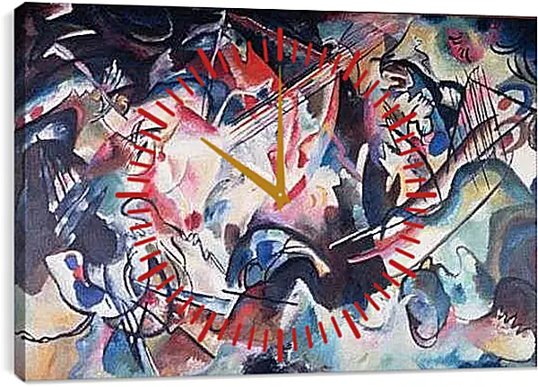 Часы картина - Composition VI. Кандинский Василий