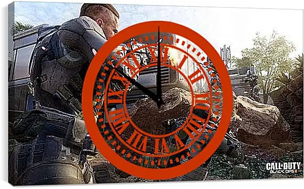 Часы картина - Call Of Duty: Black Ops III