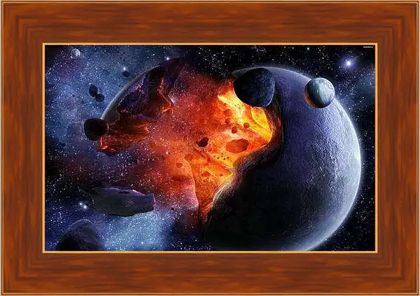 Картина в раме - Космос