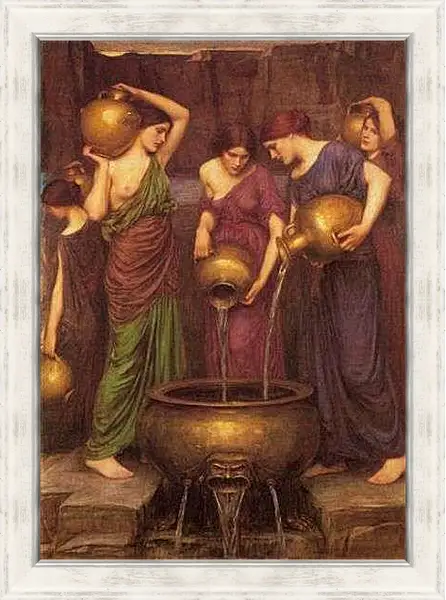 Картина в раме - The Danaides. Джон Уотерхаус
