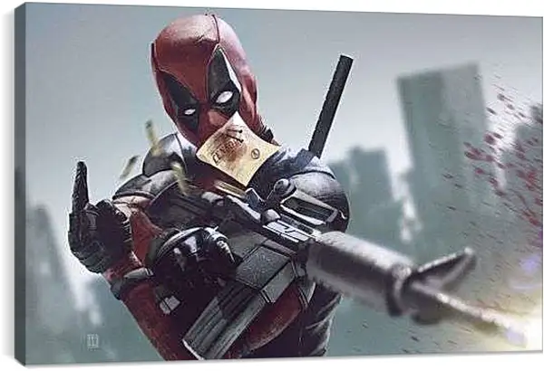 Постер на подрамнике - Дэдпул