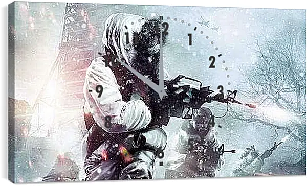 Часы картина - Call Of Duty: Black Ops
