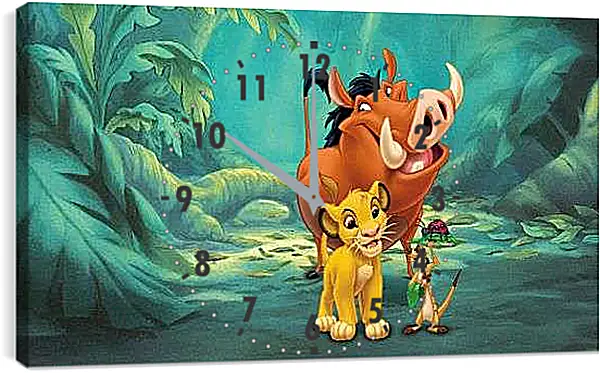 Часы картина - Симба