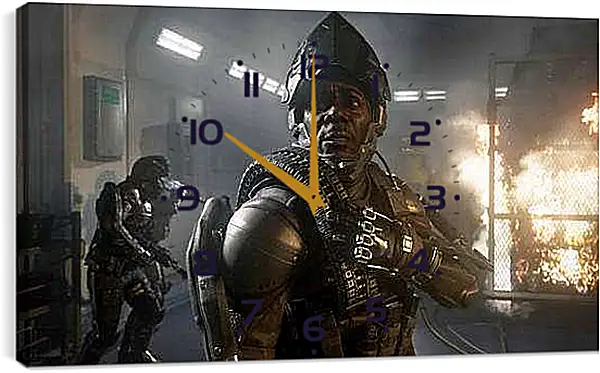 Часы картина - Call Of Duty: Advanced Warfare