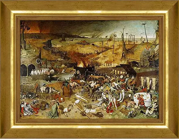 Картина в раме - Триумф смерти. Брейгель Питер Старший