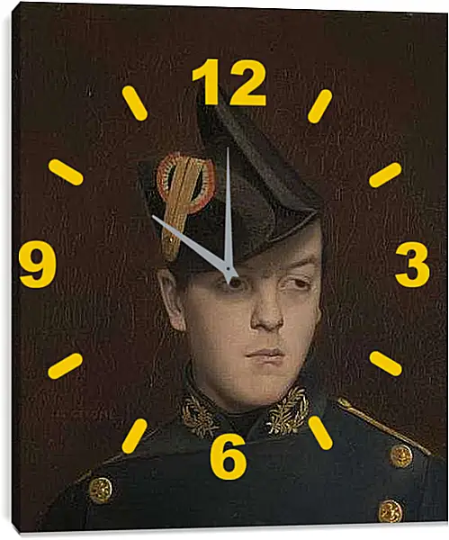 Часы картина - Portrait of Armand Gerome. Жан-Леон Жером