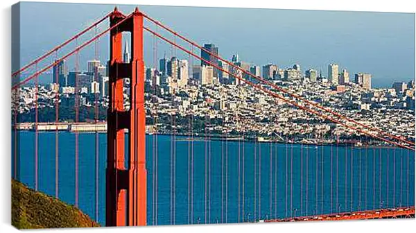 Постер на подрамнике - Мост Сан Франциско