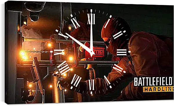Часы картина - Battlefield: Hardline