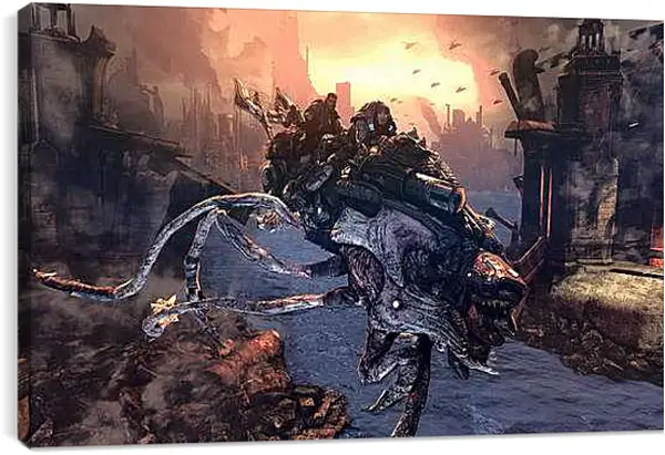 Постер на подрамнике - Gears Of War 2