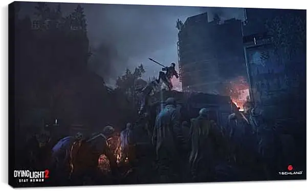 Постер на подрамнике - Dying Light 2: Stay Human