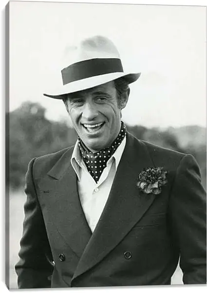 Постер на подрамнике - Жан-Поль Бельмондо. Jean-Paul Belmondo