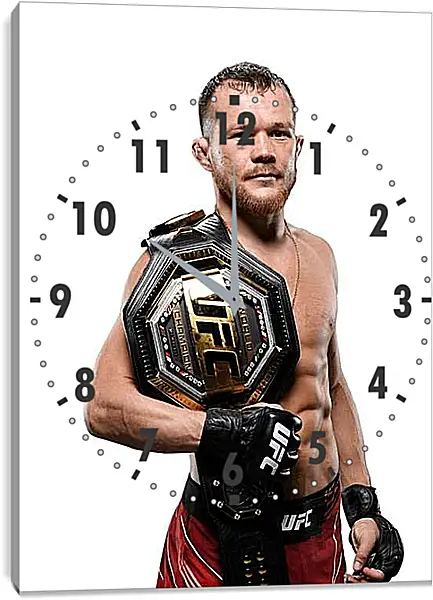 Часы картина - UFC. MMA. Пётр Ян