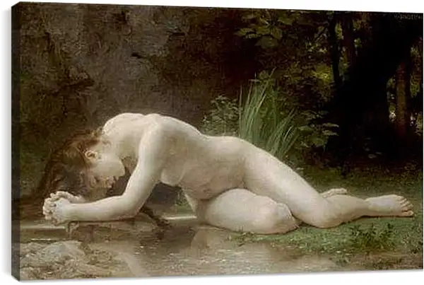 Постер на подрамнике - Biblis. Библис. Адольф Вильям Бугро