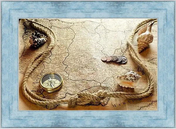 Картина в раме - Карта сокровищ