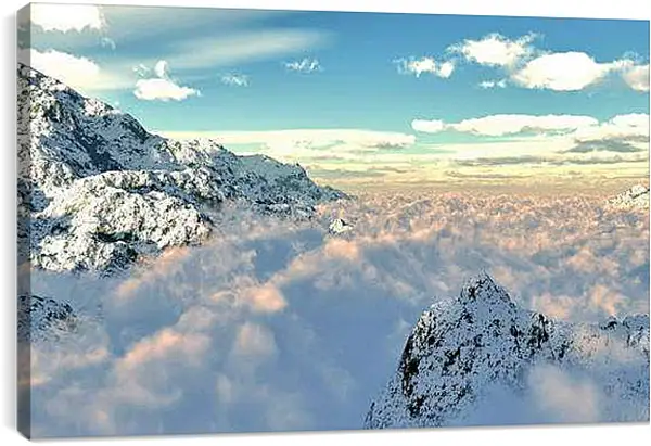 Постер на подрамнике - Зима