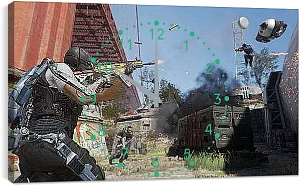 Часы картина - Call Of Duty: Advanced Warfare