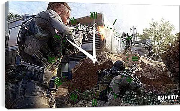 Часы картина - Call Of Duty: Black Ops III