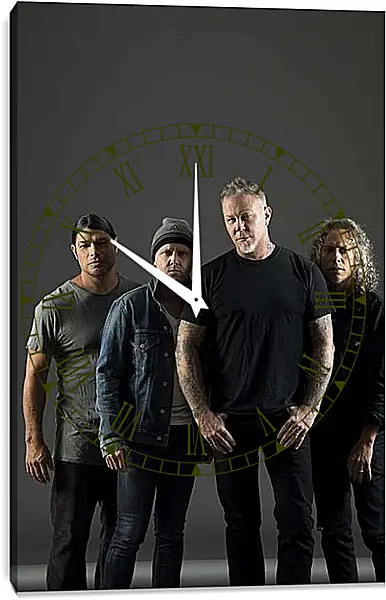 Часы картина - Металлика. Metallica