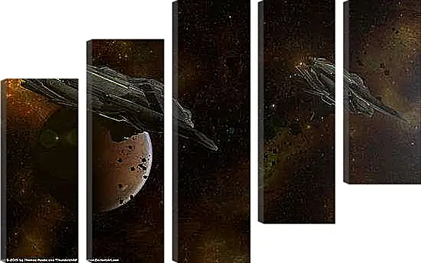 Модульная картина - Mass Effect 3