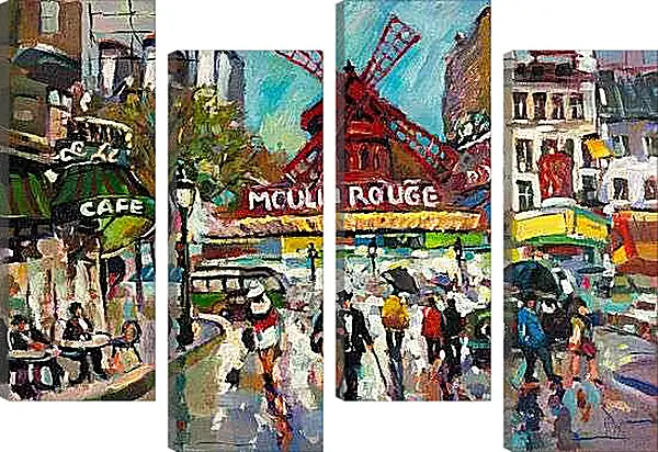Модульная картина - Мулен Руж