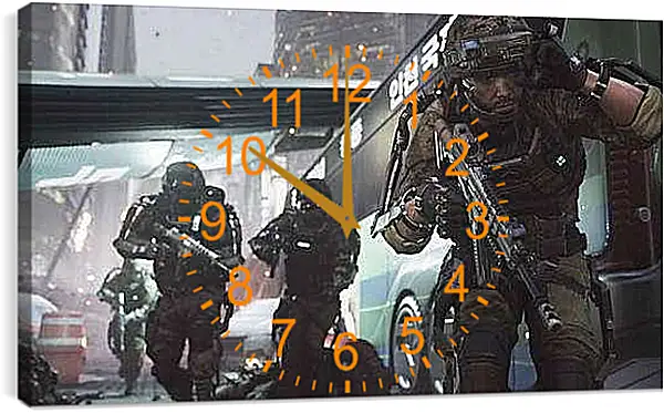 Часы картина - Call Of Duty: Advanced Warfare