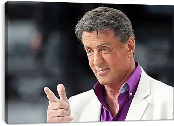 Постер на подрамнике - Сильвестр Сталлоне. Sylvester Stallone