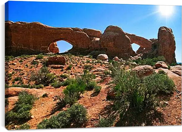 Постер на подрамнике - Скалы