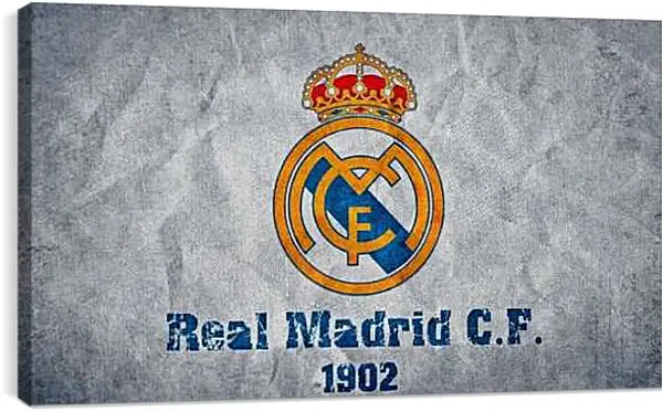 Постер на подрамнике - Эмблема Реал Мадрид. Real Madrid.