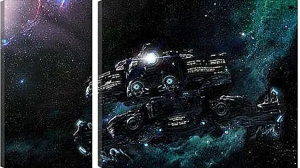 Модульная картина - Космос