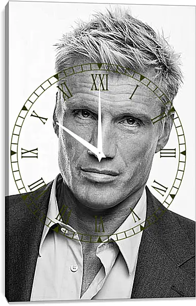 Часы картина - Дольф Лундгрен. Dolph Lundgren