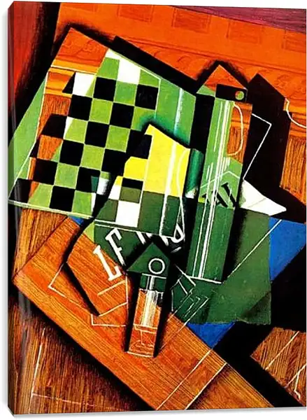 Постер на подрамнике - Sachovnice. Хуан Грис