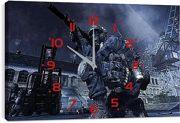 Часы картина - Call Of Duty