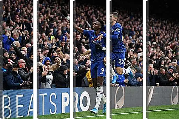 Модульная картина - Празднование гола. ФК Челси. FC Chelsea