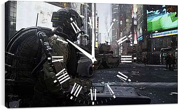 Часы картина - Call Of Duty: Advanced Warfare
