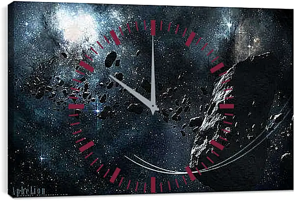 Часы картина - Космос