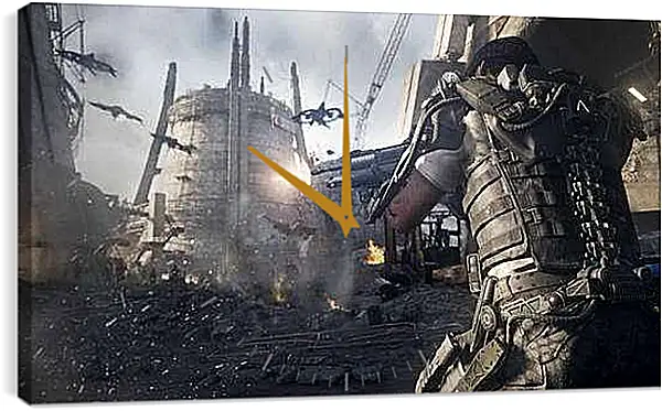 Часы картина - Call Of Duty: Advanced Warfare